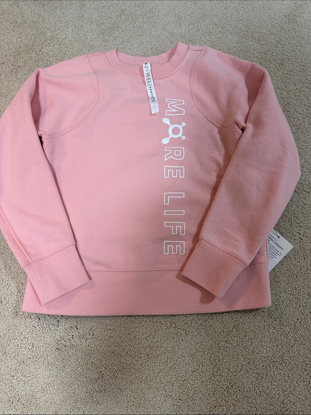 NWT Lululemon Orangetheory Loungeful Crewneck Pullover Size 2